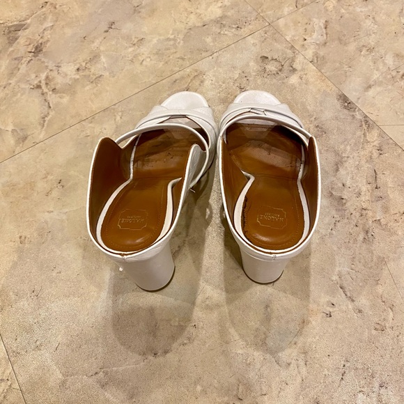 Malone Souliers Norah white croc heeled sandals 36.5 - Picture 4 of 6